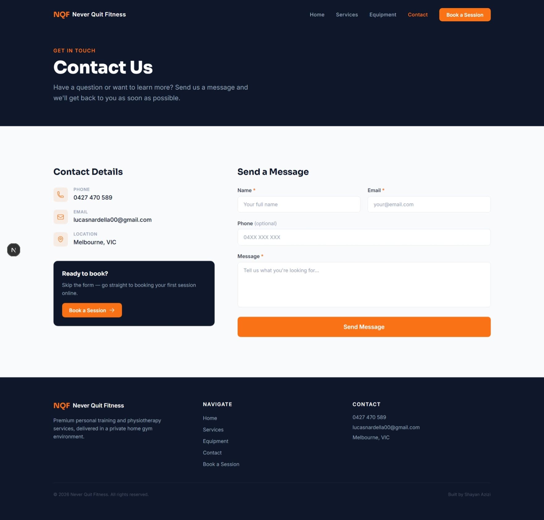 Never Quit Fitness screenshot 4