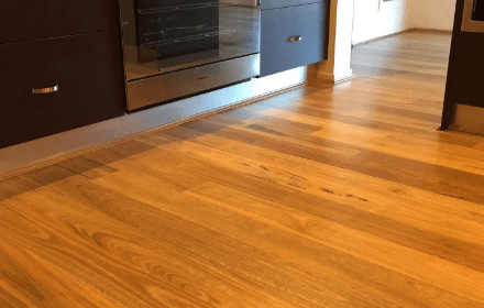 Completed flooring detail